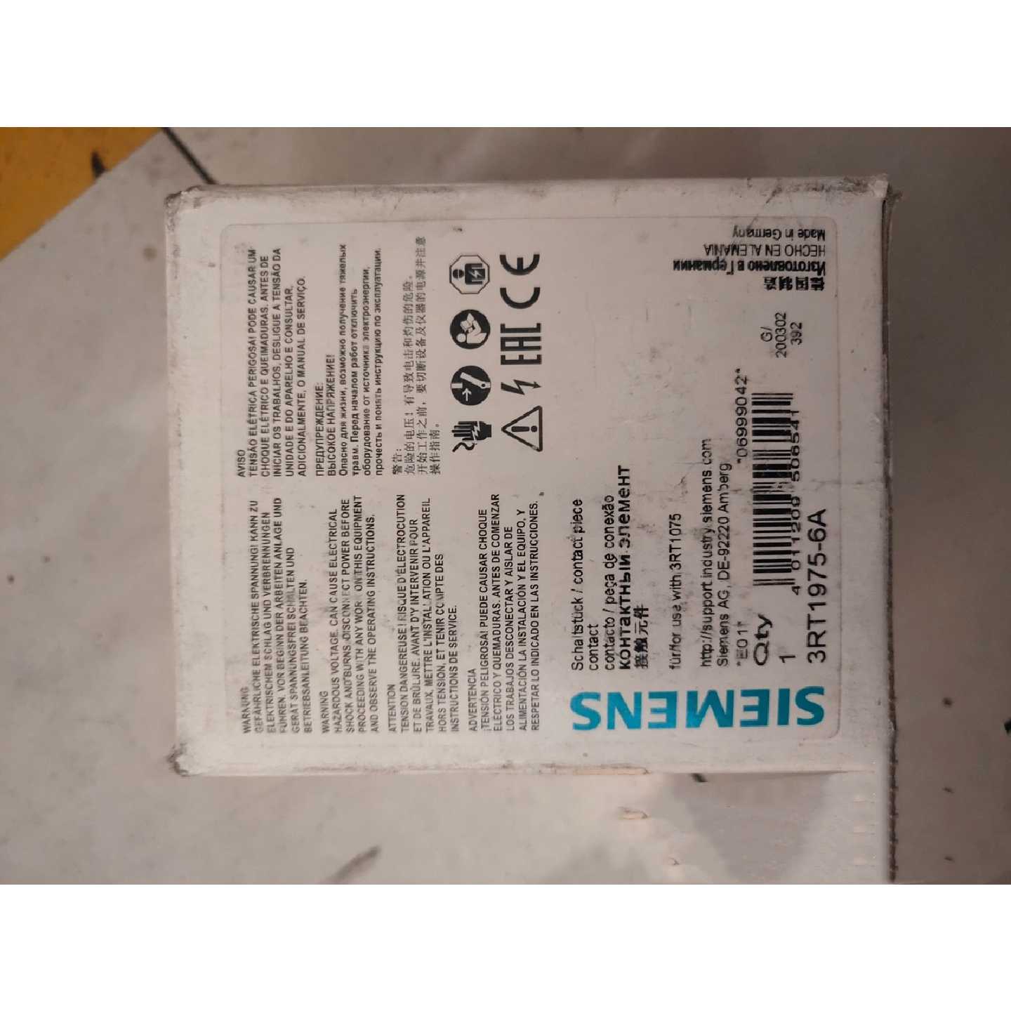 议价原装德国 SIEMENS 西门子 接触器 主触点 3RT1975-6A 3RT1075