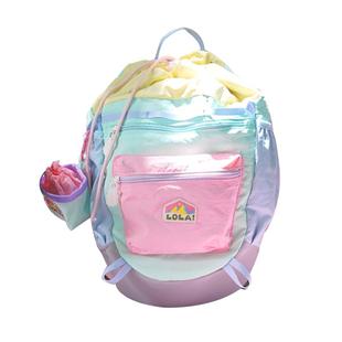 LOLA DESIGN轻便登山旅行小背包 户外书包女生大学生小型双肩包包