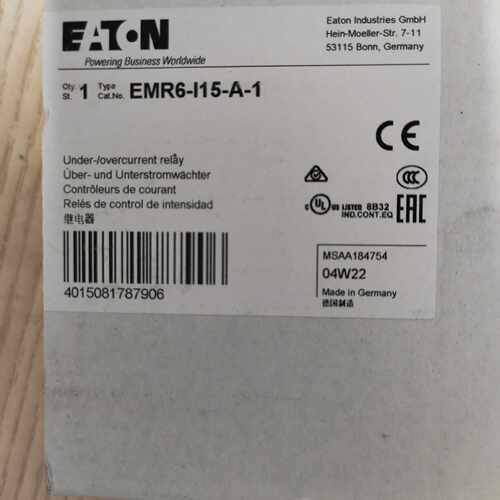 议价伊顿穆勒EMR6-I15-A-1高性能监测继电器原装正品