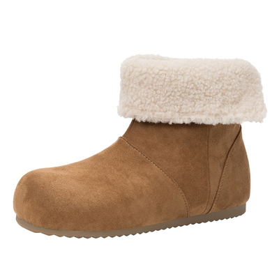 达芙妮2025新款冬季保暖雪地靴