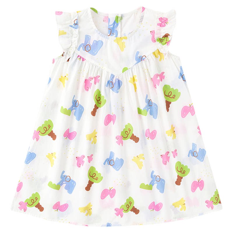 嘟嘟家女童连衣裙宝宝纯棉裙子