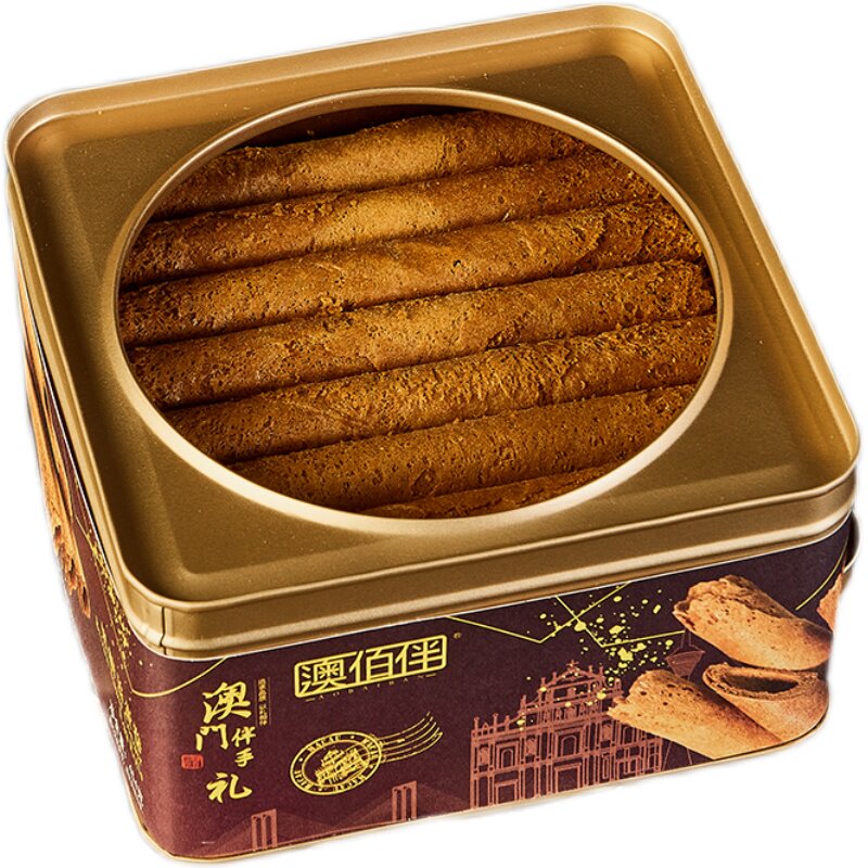 澳门特产手信澳佰伴黄油鸡蛋卷低糖手工蛋卷零食饼干伴手礼包送礼
