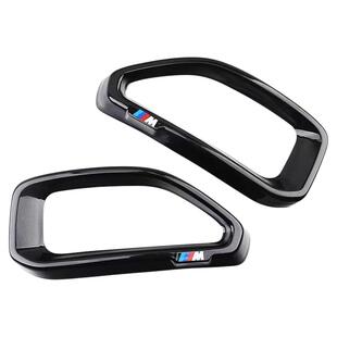 宝马尾喉装饰框罩新3系5系6GT7系改装黑化尾喉X3X5X6X7排气管配件