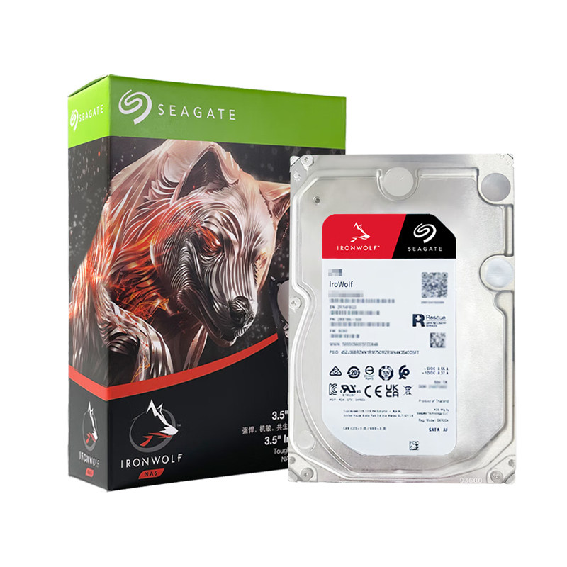 希捷 酷狼NAS存储硬盘4TB机械硬盘