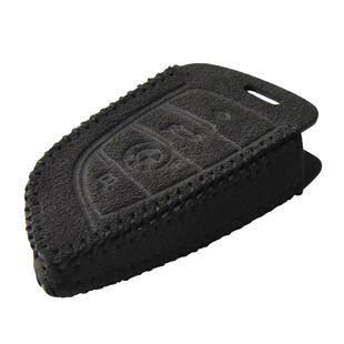 适用于宝马钥匙套5系全包汽车遥控器保护套翻毛皮3系刀锋钥匙包