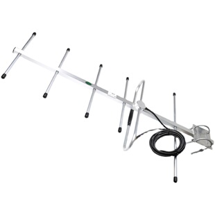 433MHZ八木天线RG58线高增益13DB数传定向SMA户外防水8单元天线