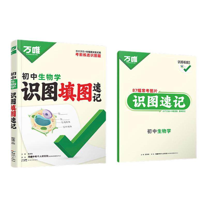 万唯中考地理生物识图填图速记