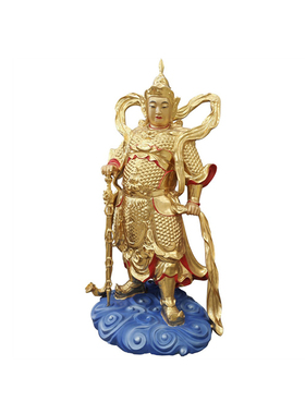 贴金韦驮菩萨塑像纯铜韦陀神像定制大型门神金身雕像寺院佛像铸铜