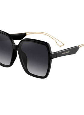 海伦凯勒墨镜修颜大框女优雅