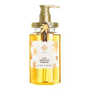 UAU亚麻氨基酸洗发水清洁改善发质洗发露护发素男女450m