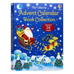 圣诞倒数日历 英文原版 The Usborne Advent Calendar Book Collection 含24册节日礼品故事书儿童启蒙经典童话绘本圣诞节