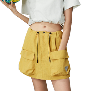 mesosphM1u风休闲工装裙裤户外半身短裙腰部抽绳设计感女新款