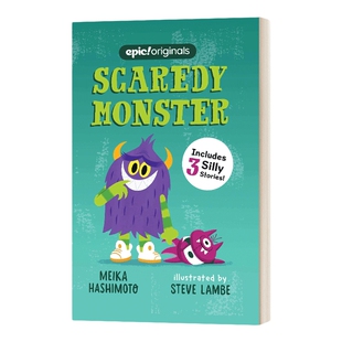 精装 英文原版绘本 Scaredy Monster 胆怯的怪物 英文版 进口英语原版书籍儿童图书