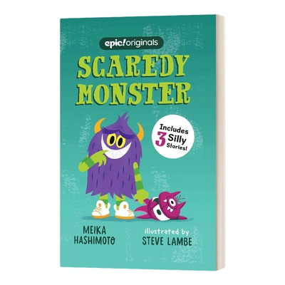 精装 英文原版绘本 Scaredy Monster 胆怯的怪物 英文版 进口英语原版书籍儿童图书
