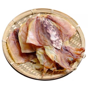 年货淡晒墨鱼干250克日晒乌贼干目鱼干特大海鲜干货海产煲汤送礼