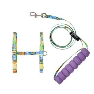 宠觅小黄鸭猫牵引绳工字形遛猫绳出门防挣脱可调节宠物外出专用绳