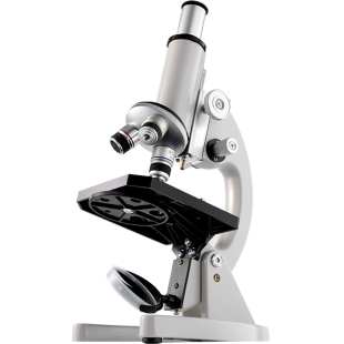 得力光学显微镜初中生小学生专用款生物课本同步儿童科学实验室台式专业级可看细胞手持高倍高清手机便携细菌