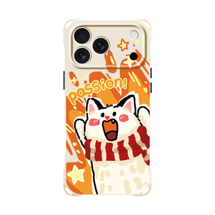 原创passion小猫适用苹果17promax华为mate60手机挂绳背带iphone16小米14创意新新年pura70斜挎手提15小众13