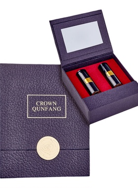 Crown QunFang冠群芳奢华魅力限定口红套盒显白有气质 水润遮唇纹