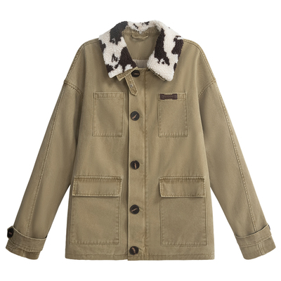 UNIFREEPLUS大码复古工装外套