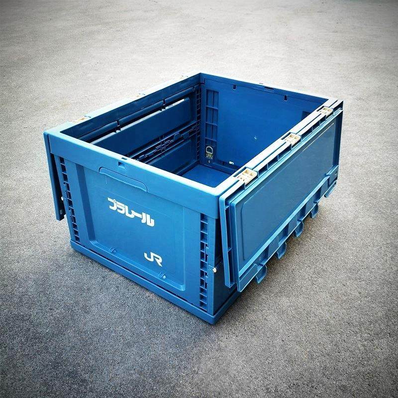 JR收纳箱可侧开运输装货折叠箱工业风塑料集装箱搬家露营储物箱