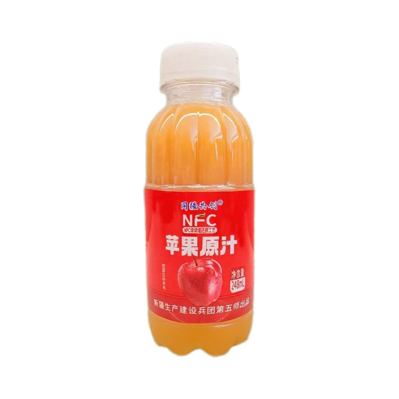 新疆NFC苹果汁248ml*10瓶整箱