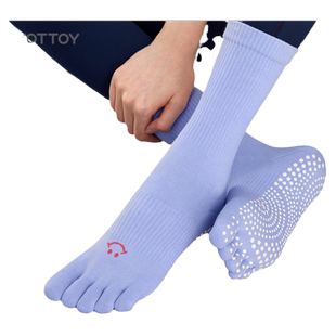 瑜伽袜子防滑专业瑜伽普拉提五指袜运动健身室内跳舞春夏季分趾袜