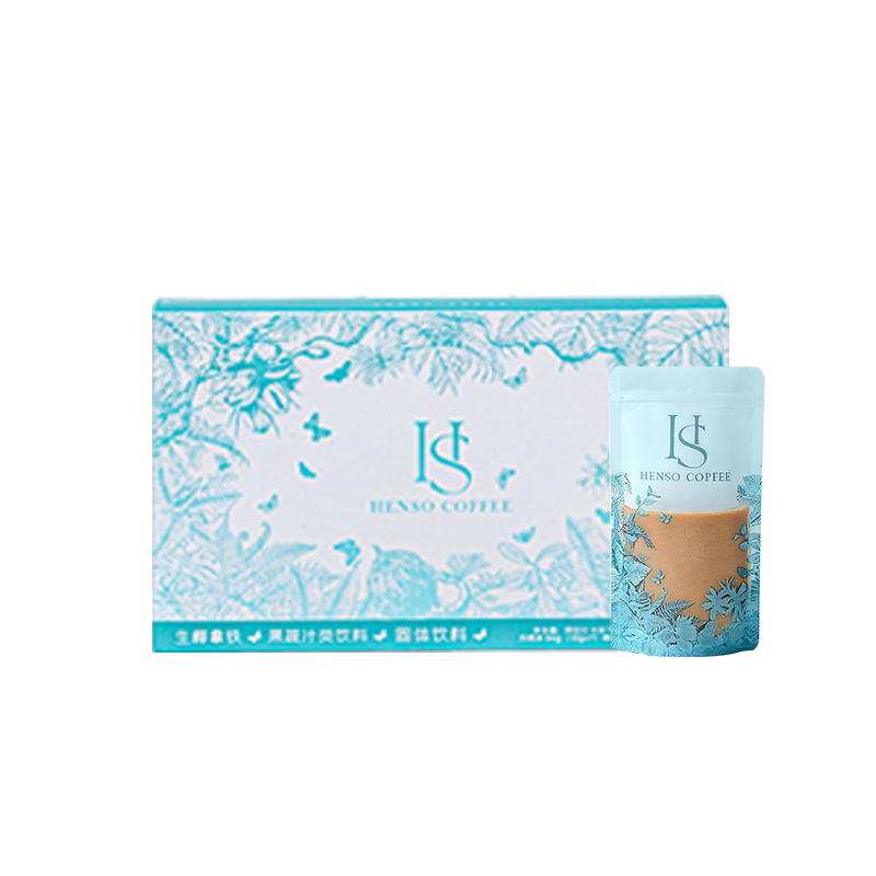 HENSO咖啡官方旗舰正品双燃条生椰拿铁 阿拉比卡冻干速溶咖啡提神