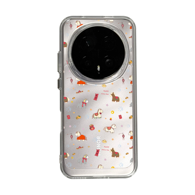 适用荣耀Magic8Pro马年手机壳新款magic7por新年小马高级感透明保护套magic6全包防摔华为魔术5超好看的外壳