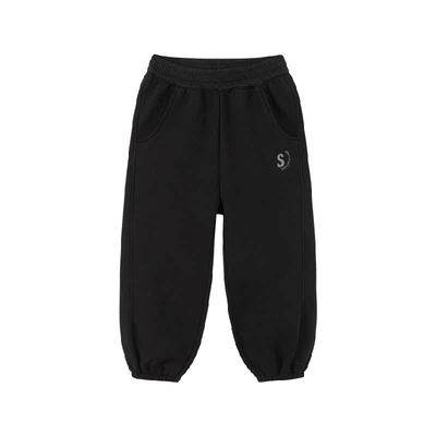 左西男童加绒秋冬束脚裤卫裤