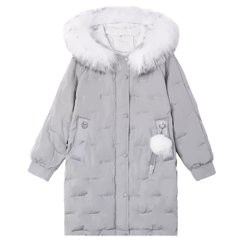 ZKlin刺绣毛领羽绒服