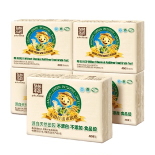 泉林本色平板卫生纸5包厕纸家用草纸厕所实惠装整箱卫生间手纸巾