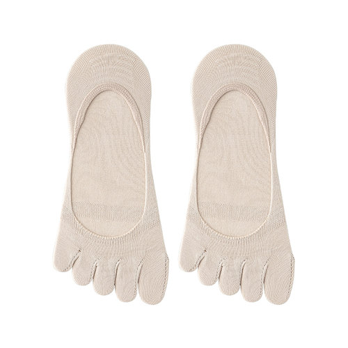 五指袜女款夏薄款船袜女士隐形袜子26新款纯棉分趾防滑不掉跟浅口