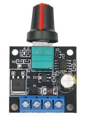PWM直流电机调速器5V 12V 24v散热风扇带开关马达有刷控制板模块