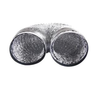 12cm排风管道120mm通风管油烟机排烟管银色加长10m铝箔排气管软管