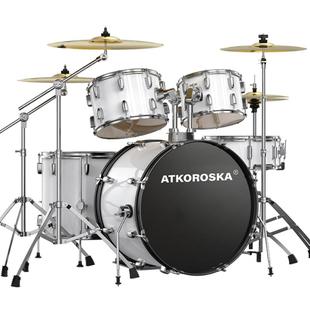 克罗恩顿架子鼓成人儿童自学家用爵士鼓5鼓4镲初学者练习专业演奏