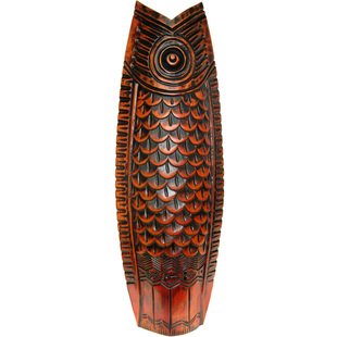 创意实木花瓶摆件古典家居客厅装饰落地干花插花木雕花器工艺品