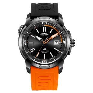 【情人节礼物】古尊手表男机械表运动手表蛟龙潜水表自动机械男表