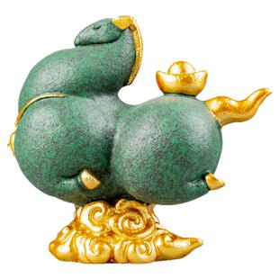 国潮青砂石驷马吉祥肥马发财桌面摆件创意家居客厅招财生肖马装饰