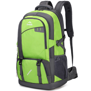 户外登山徒步双肩包70L-80L大容量防水旅行包长途出差打工收纳包