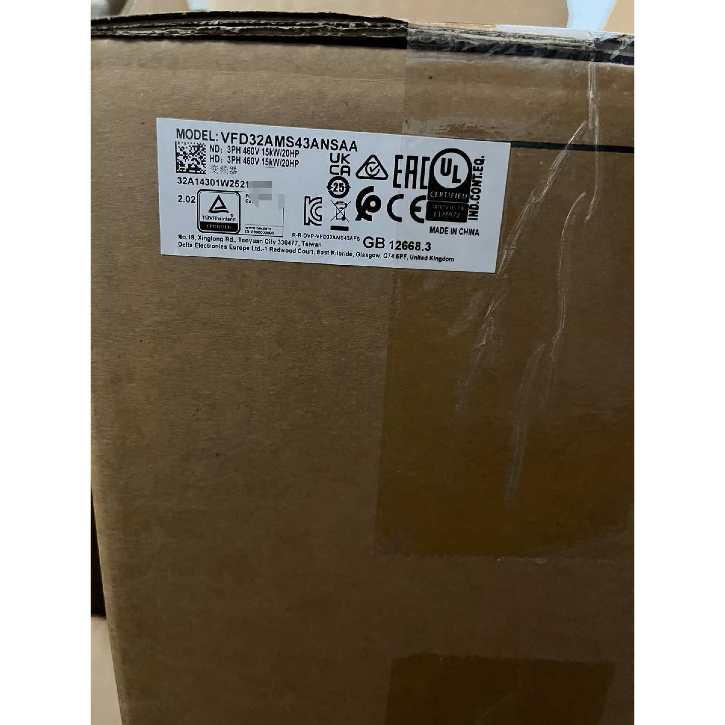 议价可维修台达变频器VFD32AMS43ANSAA全新二手均有货