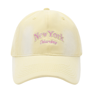 棒球帽宽帽檐大脸显脸小2026正流行蓝色刺绣鸭舌帽子女大头围百搭