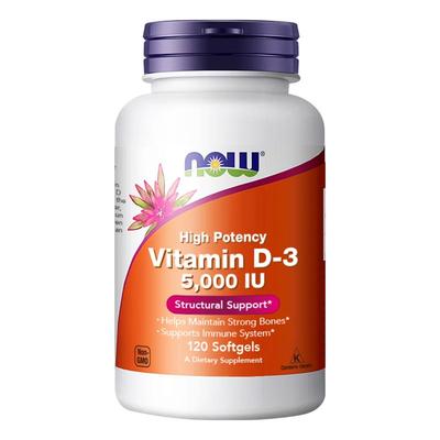 NOW美国进口成年维生素D50000iu