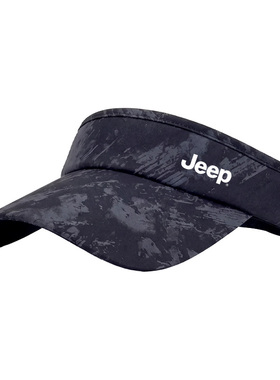 jeep吉普夏季户外跑步防晒空顶帽