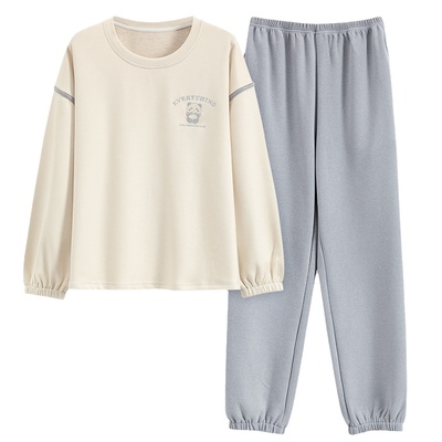 浪莎德绒发热保暖睡衣女