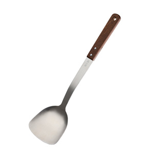 张小泉不锈钢铲子厨具隔热家用厨房炒菜锅铲木柄汤勺防滑防烫长柄