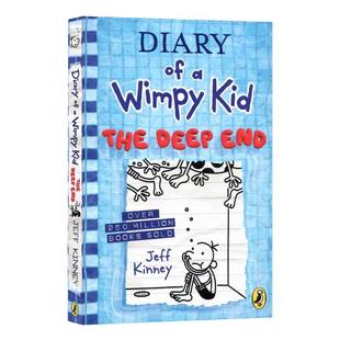 小屁孩日记15 Diary of a Wimpy Kid The Deep End英文原版进口图书初级章节书桥梁书 幽默诙谐漫画儿童故事文学 课外幽默读物平装
