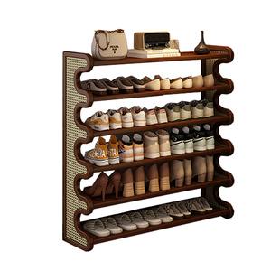 鞋架小窄门口多层家用入户门中古简易鞋柜出租房用角落鞋子收纳架