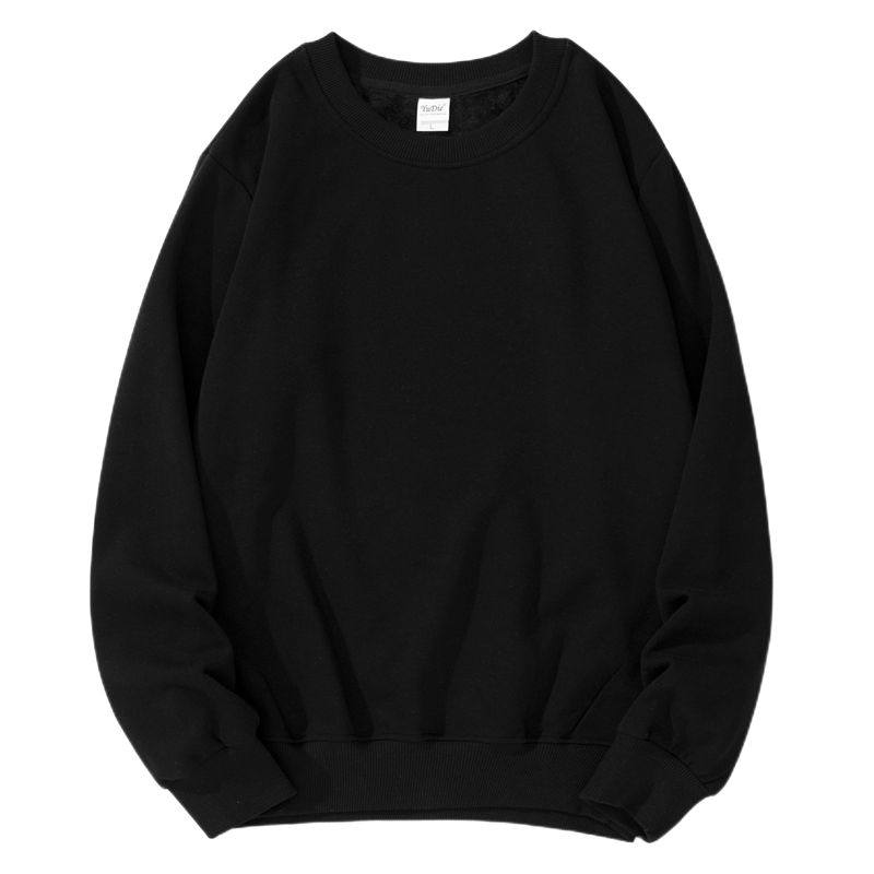 卫衣定制印LOGO套头圆领班服工作服团队服广告衫加绒厚diy印图字