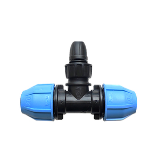 PE管变径三通配件PPR免热熔快速接头塑料自来水管PVC灌溉活动快接